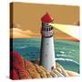 Summer Point Lighthouse-bigredlynx-Stretched Canvas