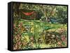 Summer Pond 2021 (oil)-Tilly Willis-Framed Stretched Canvas