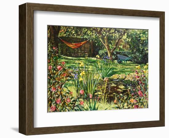 Summer Pond 2021 (oil)-Tilly Willis-Framed Giclee Print