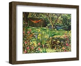 Summer Pond 2021 (oil)-Tilly Willis-Framed Giclee Print