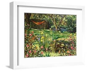 Summer Pond 2021 (oil)-Tilly Willis-Framed Giclee Print