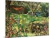 Summer Pond 2021 (oil)-Tilly Willis-Mounted Giclee Print