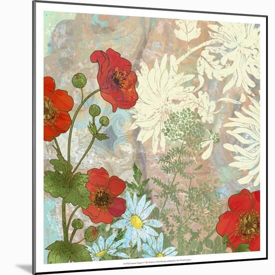 Summer Poppies I-R. Collier-Morales-Mounted Art Print