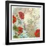 Summer Poppies I-R. Collier-Morales-Framed Art Print