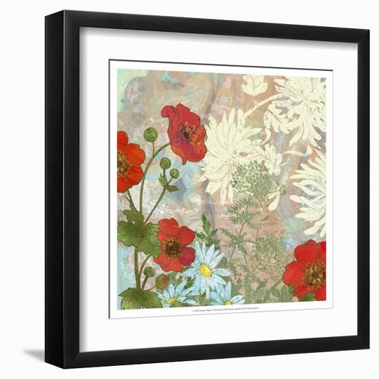 Summer Poppies I-R. Collier-Morales-Framed Art Print