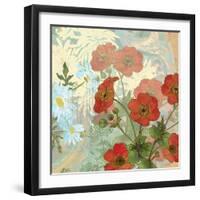 Summer Poppies II-R. Collier-Morales-Framed Art Print