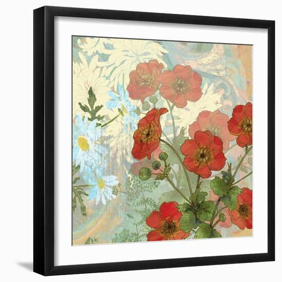 Summer Poppies II-R. Collier-Morales-Framed Art Print