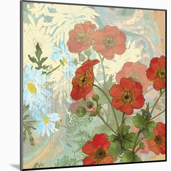 Summer Poppies II-R. Collier-Morales-Mounted Art Print