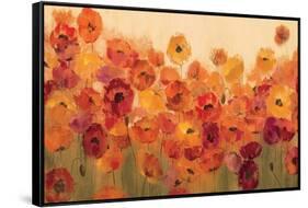 Summer Poppies-Silvia Vassileva-Framed Stretched Canvas