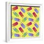 Summer Popsicle Party Pattern-Lauren Ramer-Framed Giclee Print