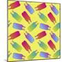 Summer Popsicle Party Pattern-Lauren Ramer-Mounted Giclee Print