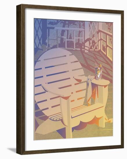 Summer Porch-David Chestnutt-Framed Giclee Print