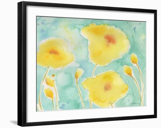 Summer Rain #3-Sheila Golden-Framed Art Print