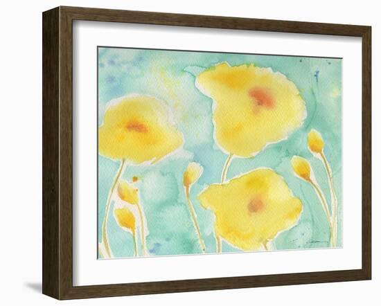 Summer Rain #3-Sheila Golden-Framed Art Print