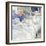 Summer Read-Malva-Framed Giclee Print