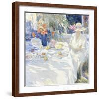 Summer Read-Malva-Framed Giclee Print