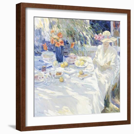 Summer Read-Malva-Framed Giclee Print