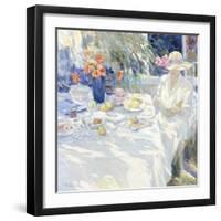 Summer Read-Malva-Framed Giclee Print