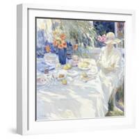 Summer Read-Malva-Framed Giclee Print