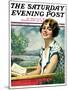 "Summer Reading," Saturday Evening Post Cover, September 4, 1926-Bradshaw Crandall-Mounted Giclee Print