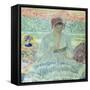 Summer Reading-Frederick Carl Frieseke-Framed Stretched Canvas