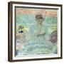 Summer Reading-Frederick Carl Frieseke-Framed Giclee Print