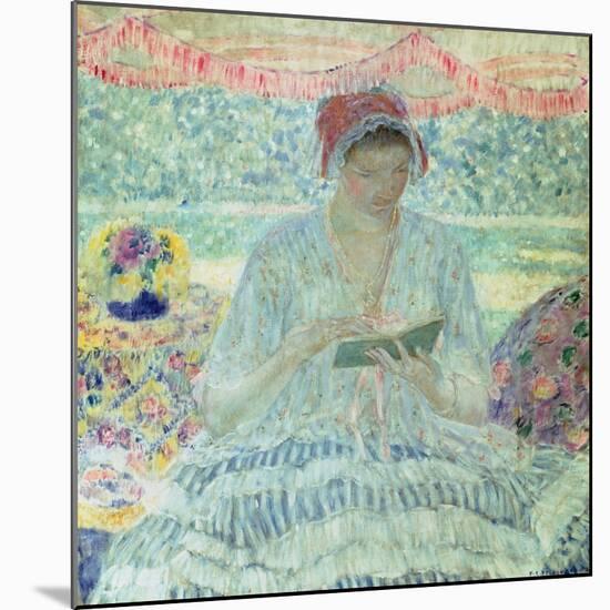 Summer Reading-Frederick Carl Frieseke-Mounted Giclee Print