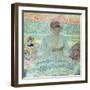 Summer Reading-Frederick Carl Frieseke-Framed Giclee Print