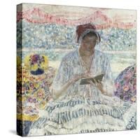 Summer Reading-Frederick Carl Frieseke-Stretched Canvas