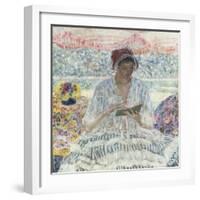 Summer Reading-Frederick Carl Frieseke-Framed Giclee Print