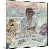 Summer Reading-Frederick Carl Frieseke-Mounted Giclee Print