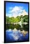 Summer Reflections - In the Style of Oil Painting-Philippe Hugonnard-Framed Giclee Print