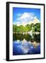 Summer Reflections - In the Style of Oil Painting-Philippe Hugonnard-Framed Giclee Print