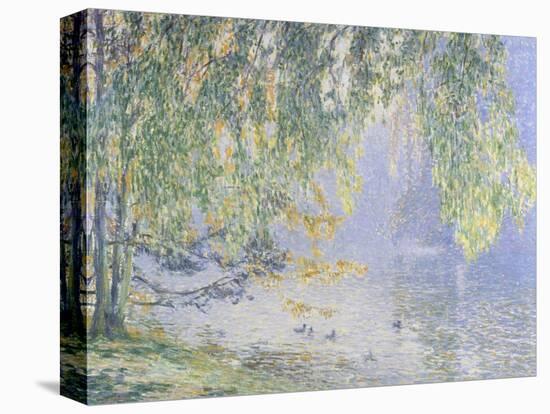 Summer Reflections-Fernand Lantoine-Stretched Canvas