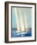 Summer Regatta II Red Yellow-Julia Purinton-Framed Art Print