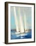 Summer Regatta II Red Yellow-Julia Purinton-Framed Art Print