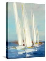 Summer Regatta II Red Yellow-Julia Purinton-Stretched Canvas