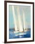 Summer Regatta II Red Yellow-Julia Purinton-Framed Art Print