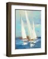 Summer Regatta III-Julia Purinton-Framed Art Print