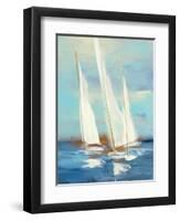 Summer Regatta III-Julia Purinton-Framed Art Print