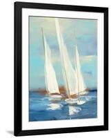 Summer Regatta III-Julia Purinton-Framed Art Print