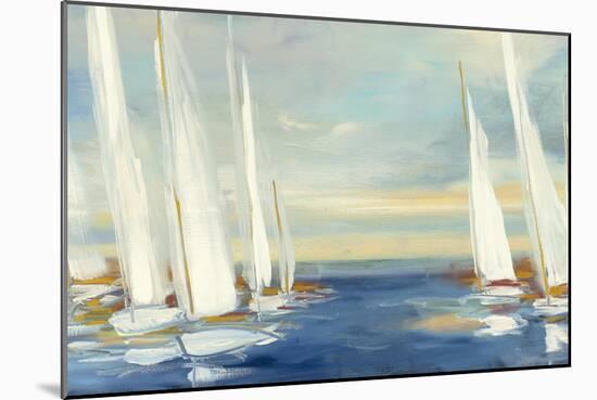 Summer Regatta Sunset-Julia Purinton-Mounted Art Print