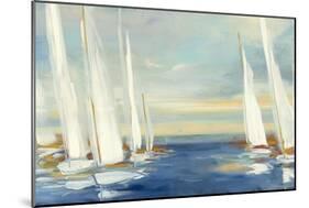 Summer Regatta Sunset-Julia Purinton-Mounted Art Print