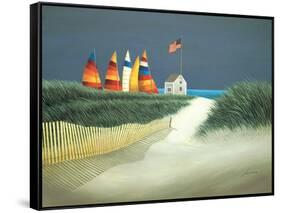 Summer Rentals-Lowell Herrero-Framed Stretched Canvas