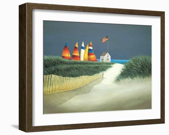 Summer Rentals-Lowell Herrero-Framed Art Print