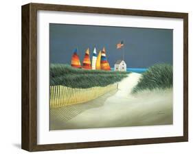 Summer Rentals-Lowell Herrero-Framed Art Print