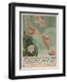 Summer Resort Travel Poster-null-Framed Giclee Print