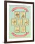 Summer Retro Card-elfivetrov-Framed Art Print