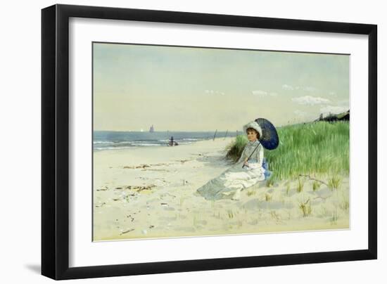 Summer reverie watercolor-Alfred Thompson Bricher-Framed Giclee Print