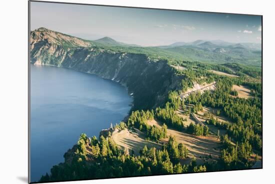 Summer Rim Shot, Southern Oregon, Crater Lake National Park-Vincent James-Mounted Photographic Print